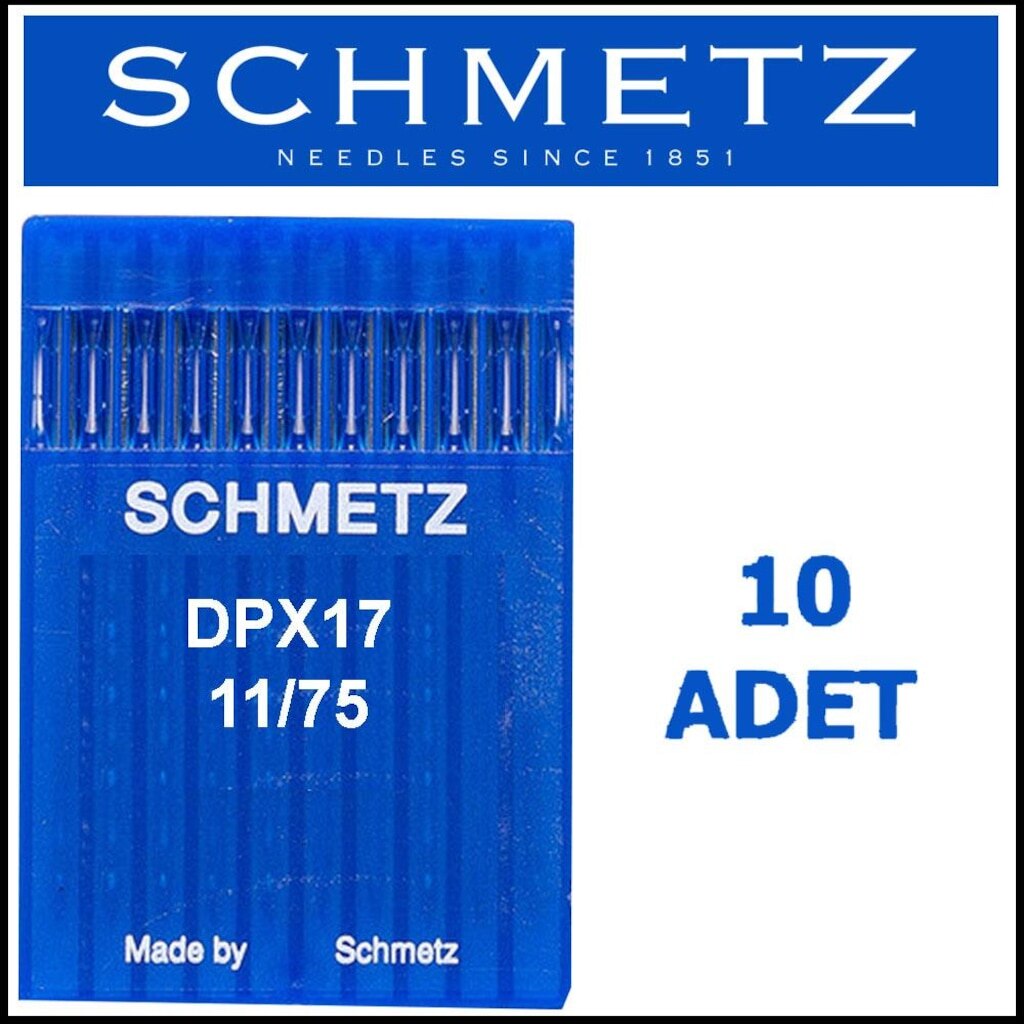 Schmetz Dpx17 Ses Punteriz Iğne 11/75 Numara